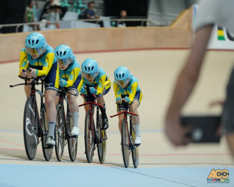 Қазақстан тректегі велоспорттан Азия чемпионатында алғашқы медалін жеңіп алды Қазақстан тректегі велоспорттан Азия чемпионатында алғашқы медалін жеңіп алды