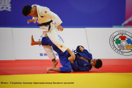 Дзюдошы Нұрқанат Серікбаев Азия чемпионатында қола медаль үшін таласты Дзюдошы Нұрқанат Серікбаев Азия чемпионатында қола медаль үшін таласты