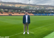 ҚФФ қызметкері Уәлихан Байтақов УЕФА Конференция лигасы матчында қызмет атқарады ҚФФ қызметкері Уәлихан Байтақов УЕФА Конференция лигасы матчында қызмет атқарады