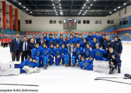 Қазақстан жасөспірімдер құрамасы шайбалы хоккейден өз айдынында өткен халықаралық турнирде жеңіске жетті Қазақстан жасөспірімдер құрамасы шайбалы хоккейден өз айдынында өткен халықаралық турнирде жеңіске жетті