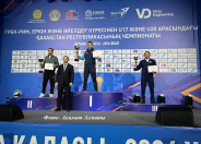 Алматы құрамасы еркін күрестен жастар арасындағы ел чемпионатында топ жарды Алматы құрамасы еркін күрестен жастар арасындағы ел чемпионатында топ жарды