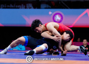 Алматбек Аманбек грек-рим күресінен Азия чемпионатының финалына шықты Алматбек Аманбек грек-рим күресінен Азия чемпионатының финалына шықты