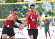 Казахстанские пляжники Богату и Гурин вышли в плей-офф Азиады без поражений Казахстанские пляжники Богату и Гурин вышли в плей-офф Азиады без поражений