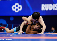 Грек-рим күресінің шеберлері Дияр Аманәлі мен Әли Алмас U17 әлем чемпионатының алтын медалі үшін бақ сынайды Грек-рим күресінің шеберлері Дияр Аманәлі мен Әли Алмас U17 әлем чемпионатының алтын медалі үшін бақ сынайды