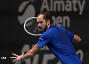 Даниил Медведев Almaty Open турнирінің ширек финалына сенімді түрде шықты Даниил Медведев Almaty Open турнирінің ширек финалына сенімді түрде шықты